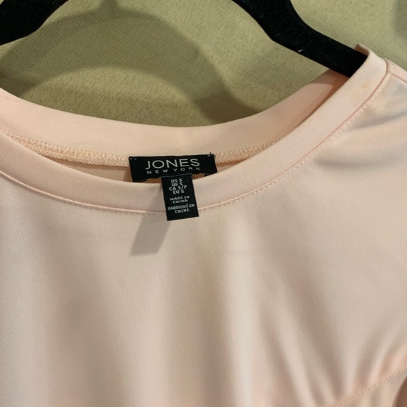 Jones New York | Pretty pink shirt with pleated back | Sz S - Picture 6 of 8
